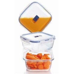 Set Contenedores Luminarc Rectangular 3 Unidades/ Pure Box/ 380+760+1.22 (H7685)