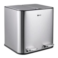 Recipiente Residuos Onebox Inox-5l + 5l / Cierre Suave (OB-DUAL5)