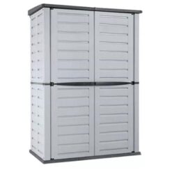 Depósito De Jardín Rimax Plástico Alto 2 Puertas (21291)